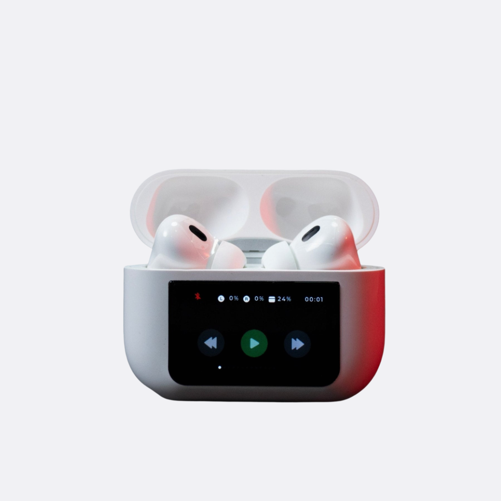 Apple Wireless Earbuds with Smart Display