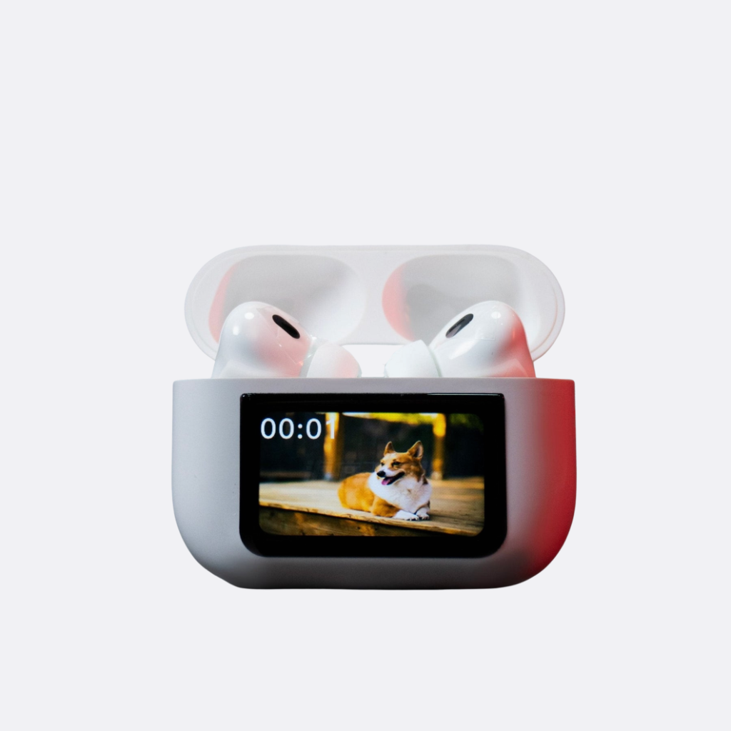 Apple Wireless Earbuds with Smart Display